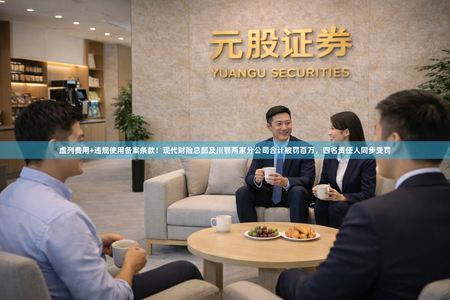 虚列费用+违规使用备案条款！现代财险总部及川鄂两家分公司合计被罚百万，四名责任人同步受罚