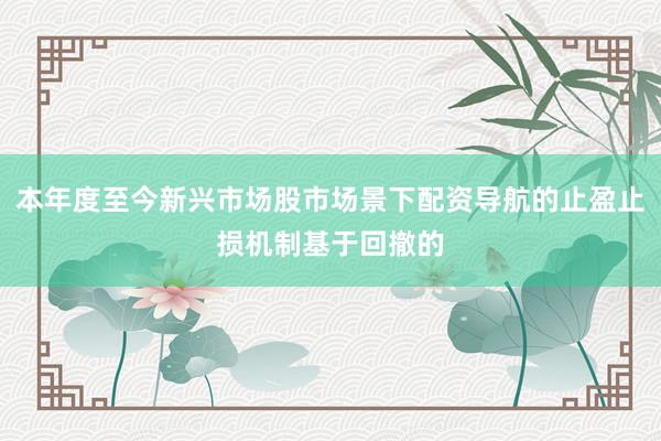 本年度至今新兴市场股市场景下配资导航的止盈止损机制基于回撤的